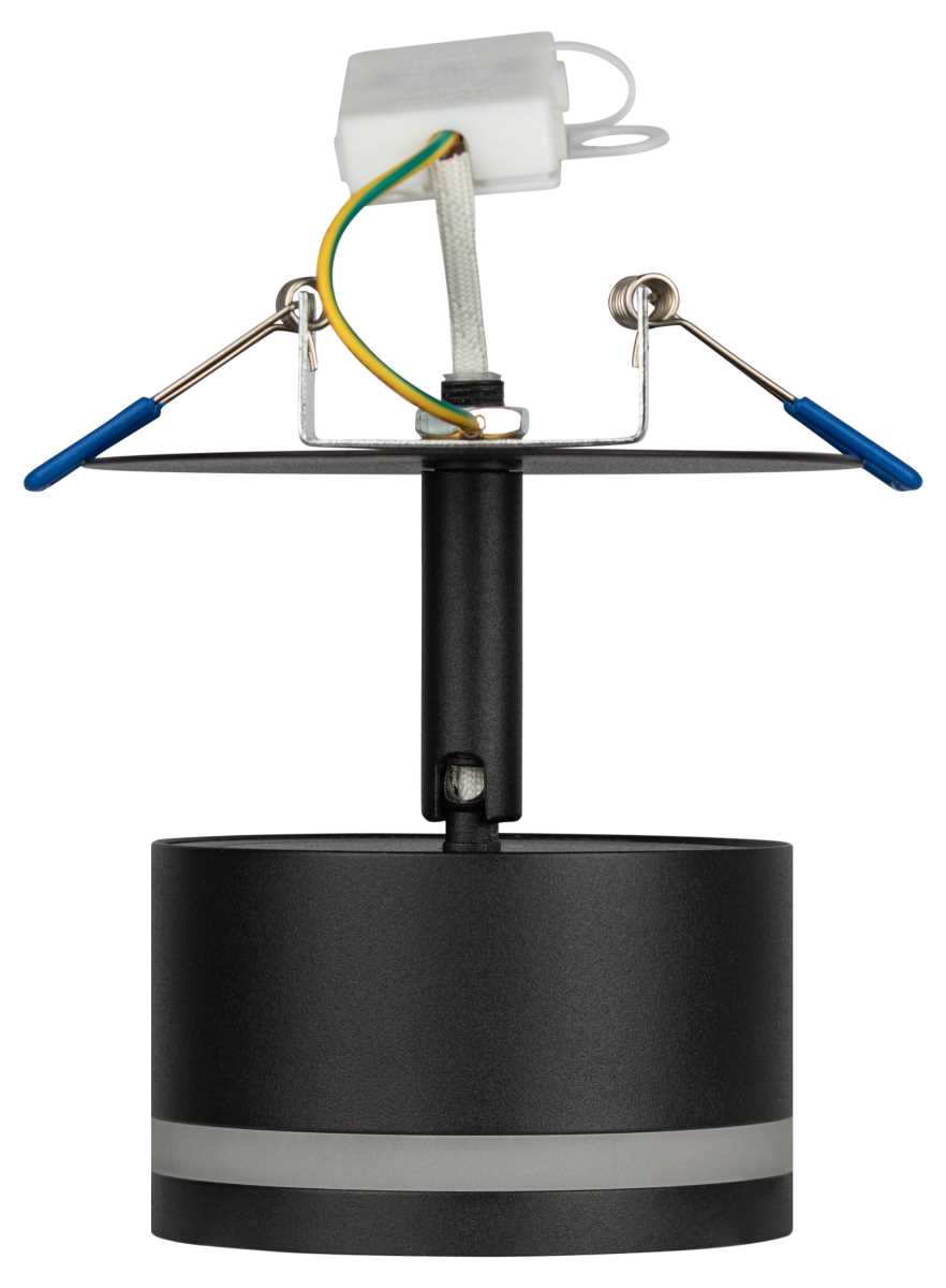 фото светильник встраиваемый эра dk114 bk под лампу gx53 поворотный черный б0059790 | 220svet.ru