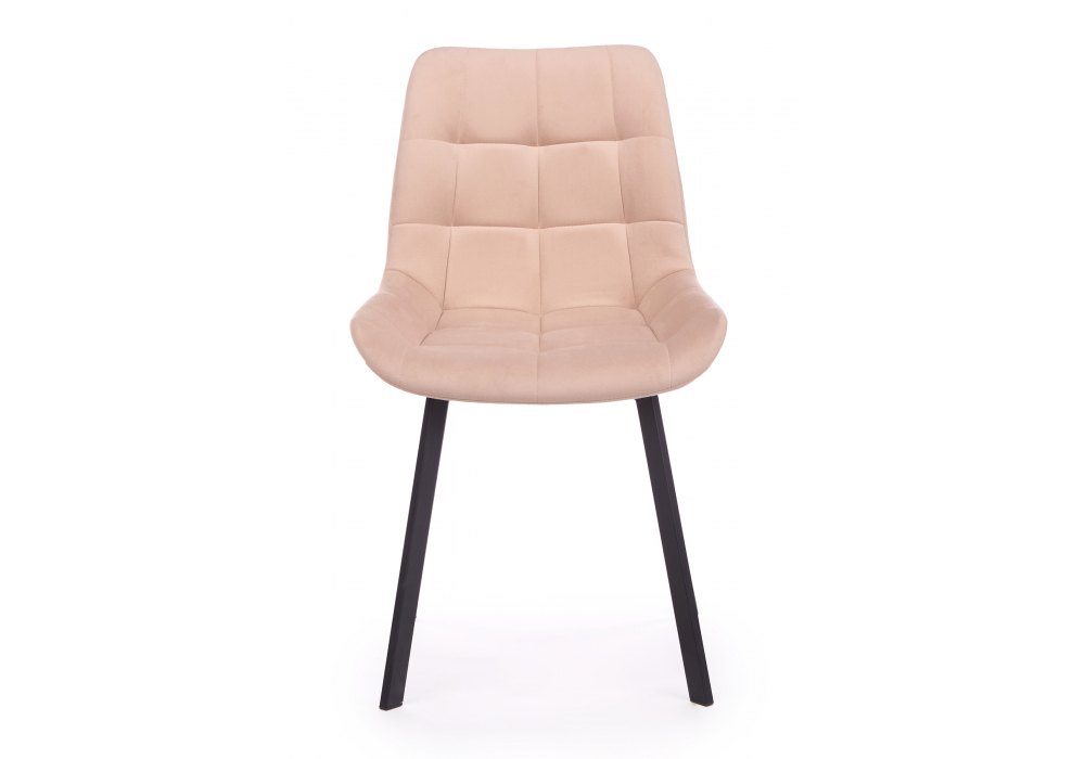 фото стул на металлокаркасе woodville челси п бежевый (zd 210) / черный np 632471 | 220svet.ru