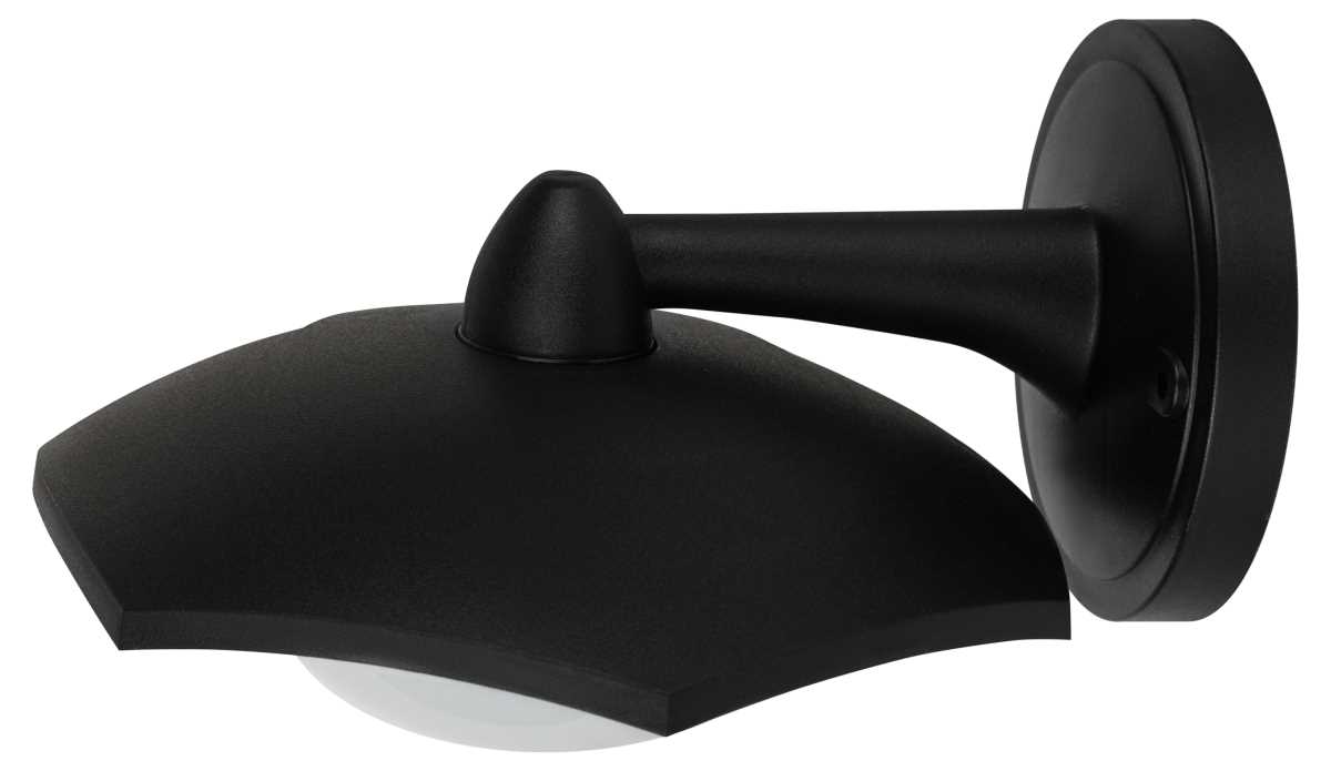 фото садово-парковый светильник эра «дели 5» дбу 07-8-007 черный 6-гранный ip44 светодиодный 8вт 3000k б0064316 | 220svet.ru