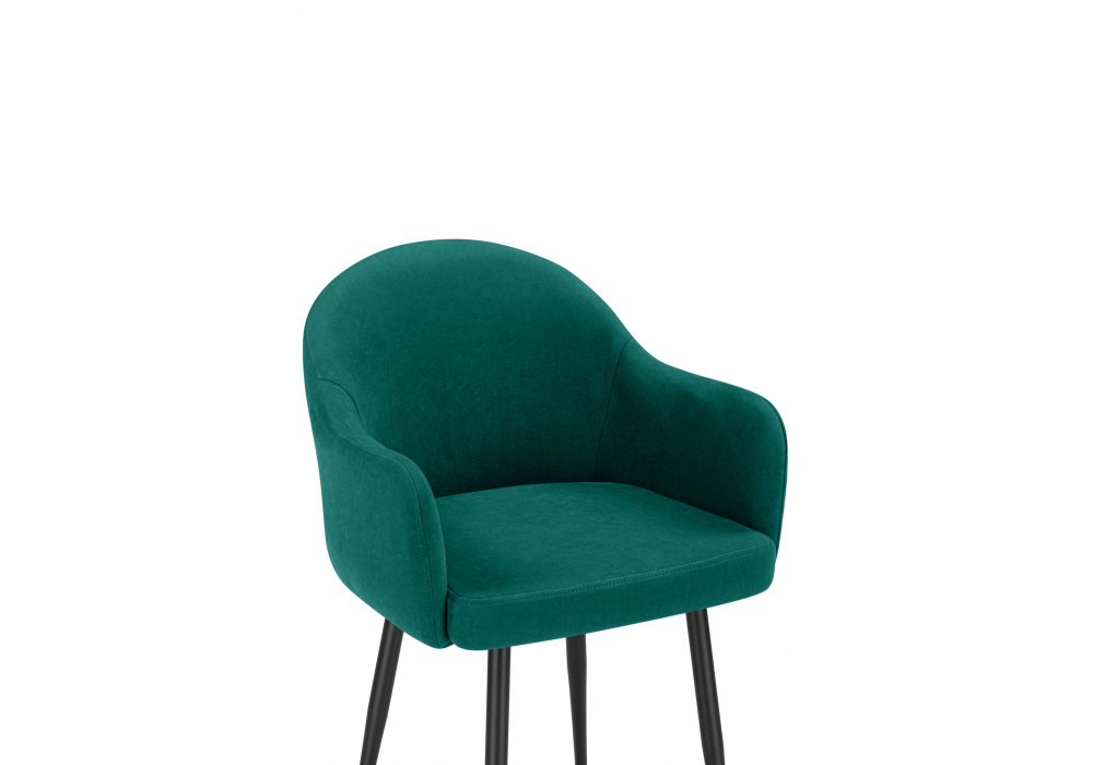 фото стул на металлокаркасе woodville морено velutto 33 / черный 622997 | 220svet.ru