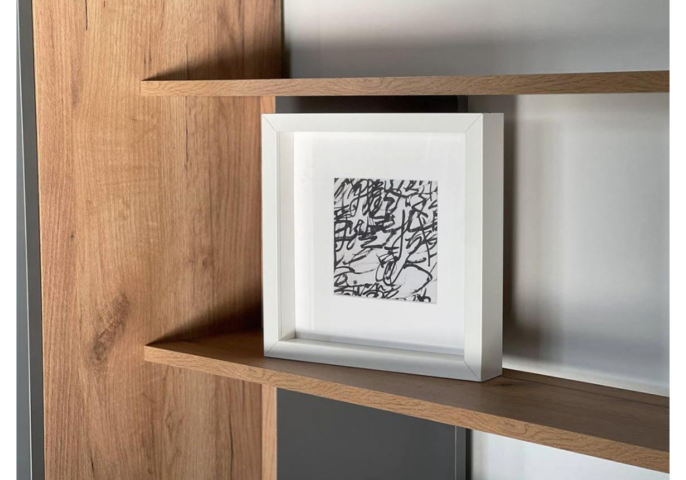 фото гостиная woodville бери дуб крафт золотой / графит 570022 | 220svet.ru