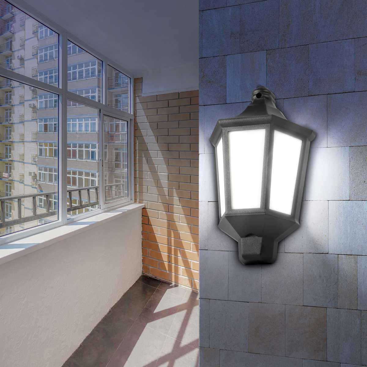 фото садово-парковый светильник эра «ника» нбу 06-60-003 60вт черный белое основание матовый б0061158 | 220svet.ru