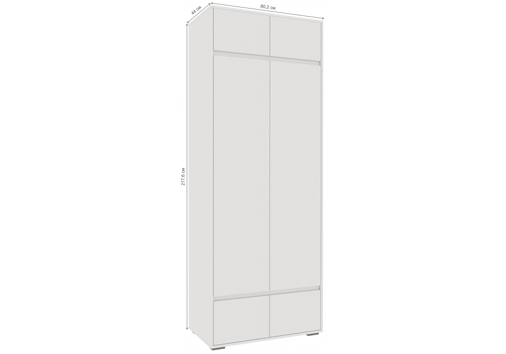 фото прихожая комплектация 1 woodville роут белый / графит 620672 | 220svet.ru