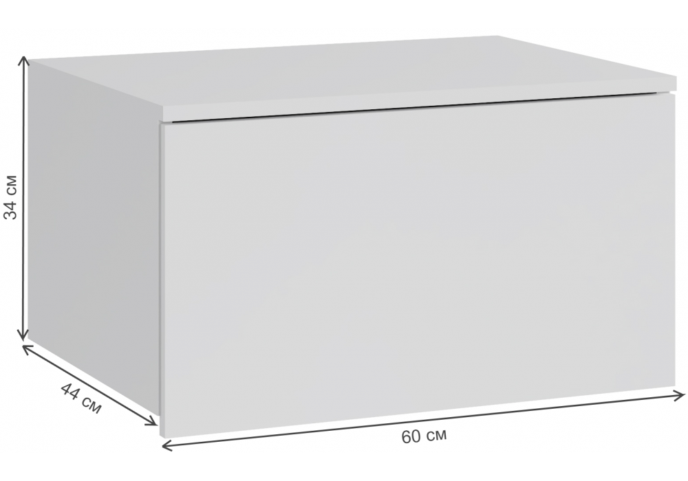 фото прихожая комплектация 1 woodville роут белый / графит 620672 | 220svet.ru