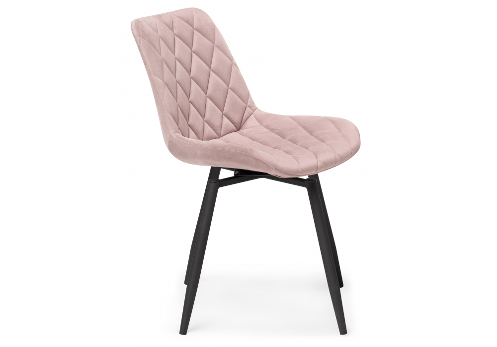 фото стул крутящийся woodville баодин розовый / черный 567825 | 220svet.ru