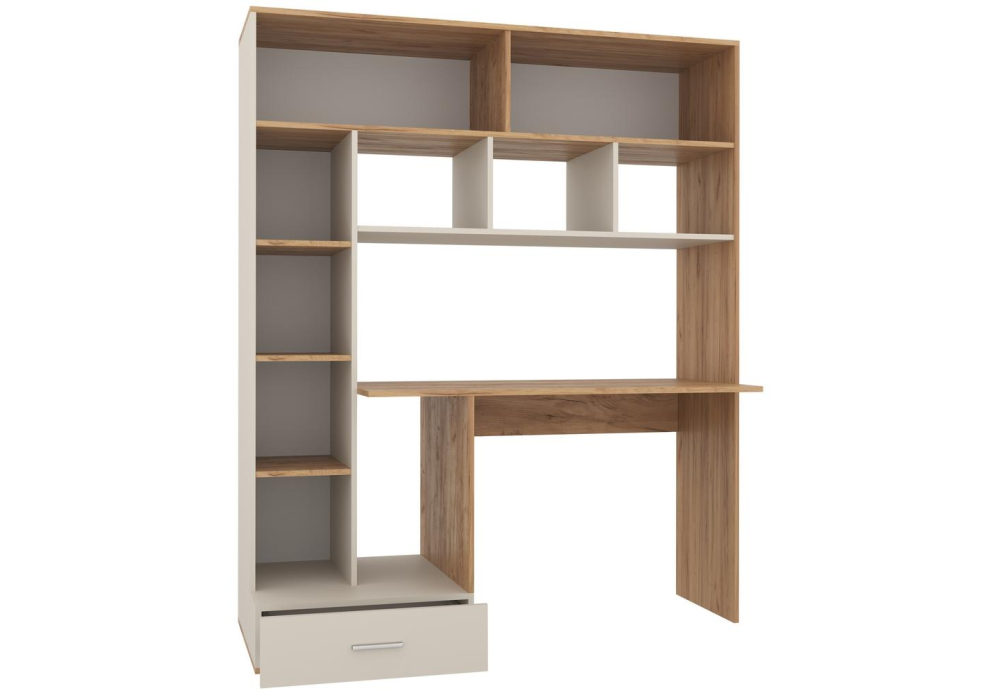 фото компьютерный стол woodville бишоп дуб крафт золотой 559225 | 220svet.ru