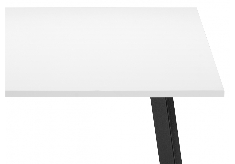 фото стол деревянный woodville ремли белый / черный 584294 | 220svet.ru