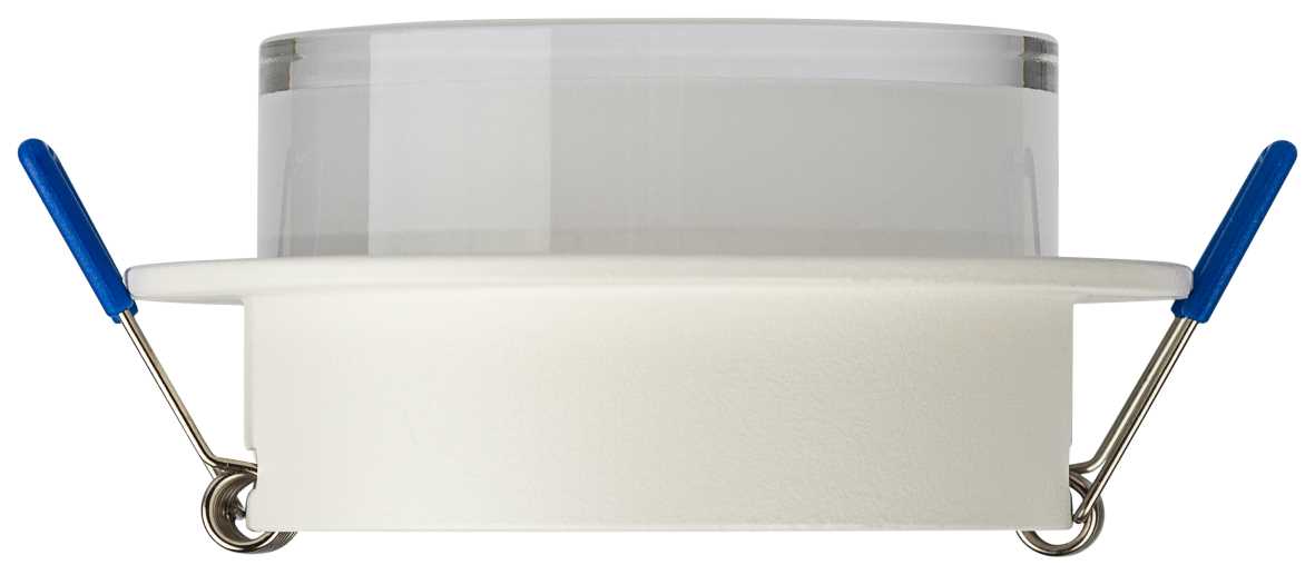 фото светильник встраиваемый декоративный эра dk108 wh под лампу mr16 gu5.3 белый б0058398 | 220svet.ru