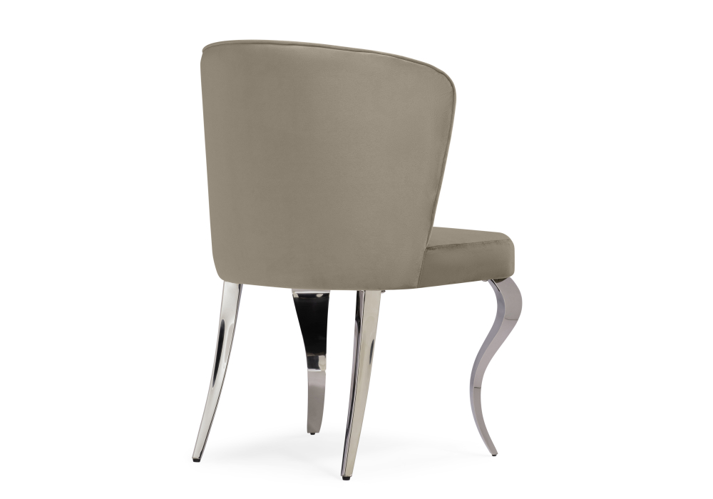 фото стул woodville edwin light beige / steel 15389 | 220svet.ru