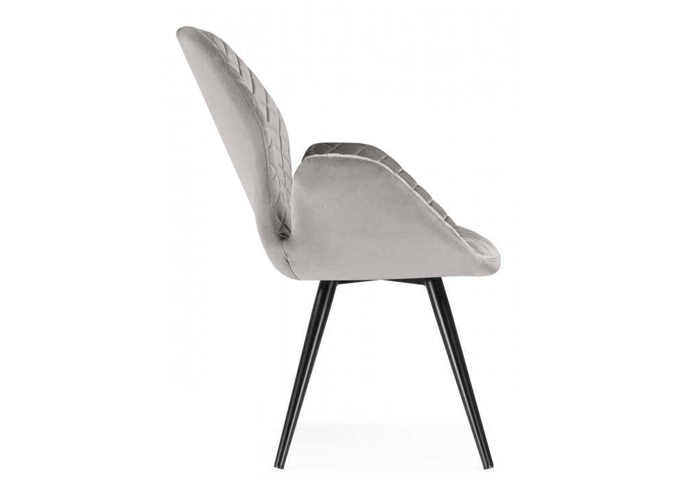 фото стул поворотный woodville муат confetti silver / черный 665374 | 220svet.ru