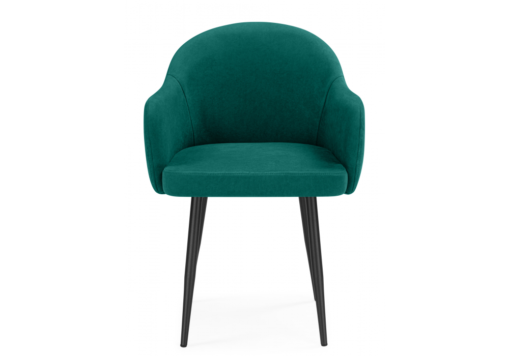 фото стул на металлокаркасе woodville морено velutto 33 / черный 622997 | 220svet.ru