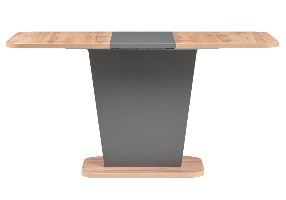 фото стол деревянный woodville лурвин дуб вотан / графит 514757 | 220svet.ru