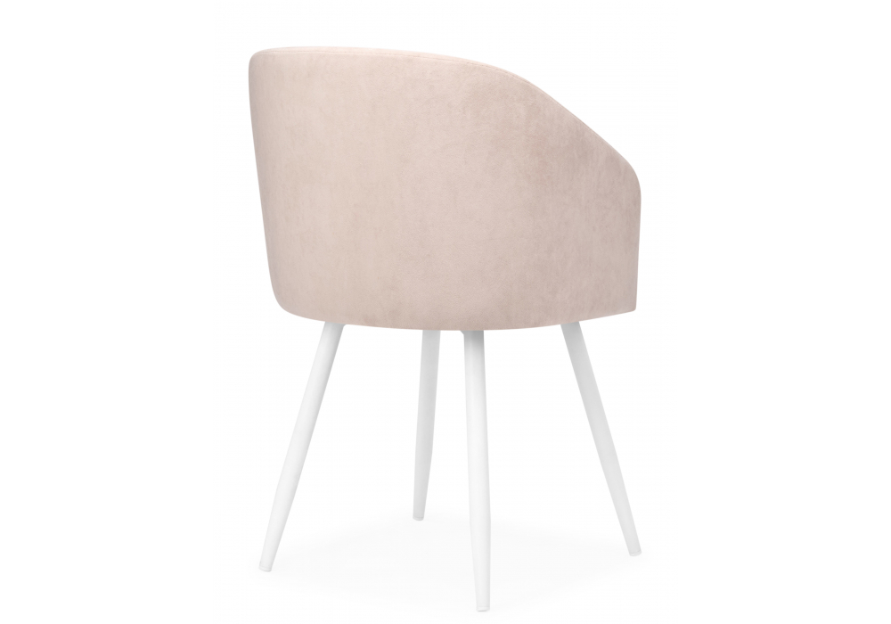 фото стул на металлокаркасе поворотный woodville монер 360 латте (glory 10) / белый 632656 | 220svet.ru