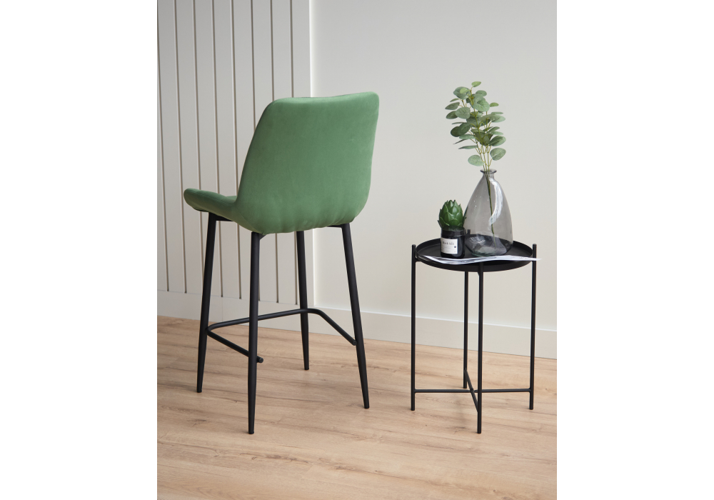 фото барный стул woodville челси фисташковый / черный 632569 | 220svet.ru