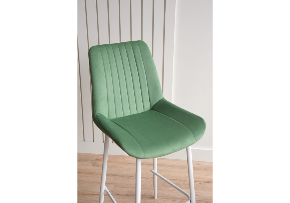 фото барный стул woodville седа фисташковый / белый 632612 | 220svet.ru