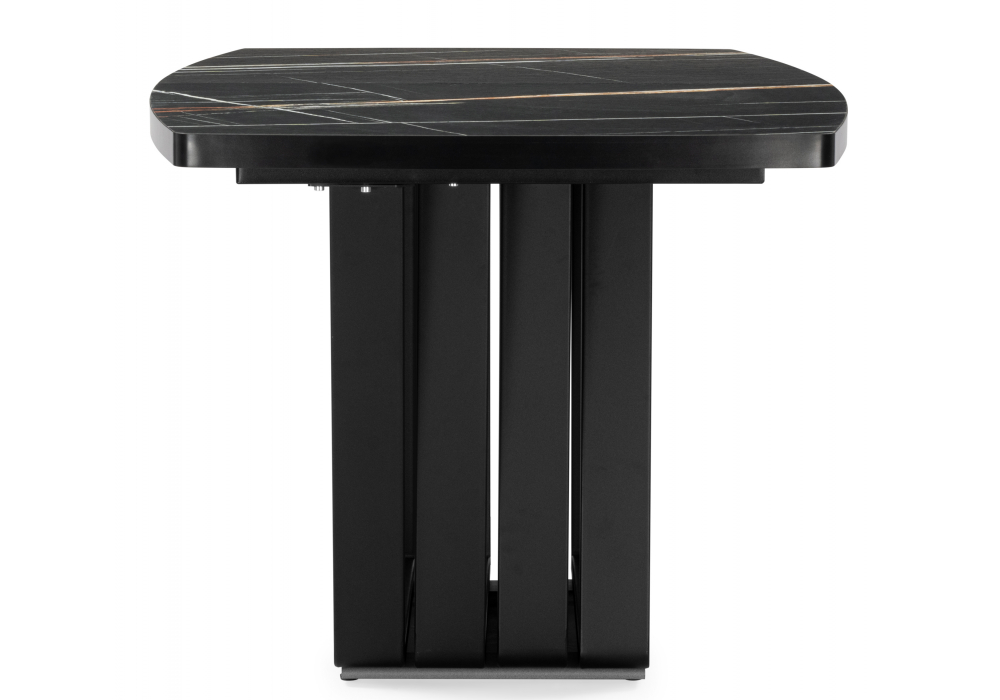 фото стол деревянный раскладной woodville эудес sahara noir / черный 630162 | 220svet.ru