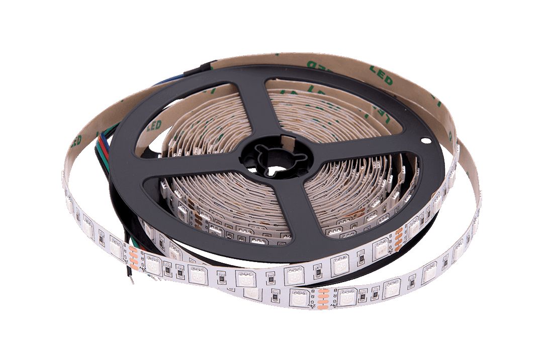 фото лента swg 14,4w/m  60led/m 5050smd rgb 5m swg560-24-14.4-rgb-m 009271 | 220svet.ru