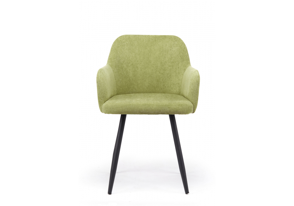 фото стул на металлокаркасе woodville инфини зеленый (ocean 013) / черный 631743 | 220svet.ru