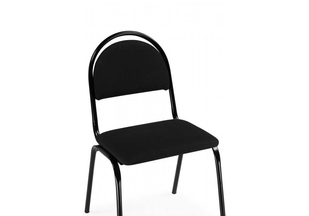 фото стул на металлокаркасе woodville гумер ткань черный / черный глянец 673646 | 220svet.ru