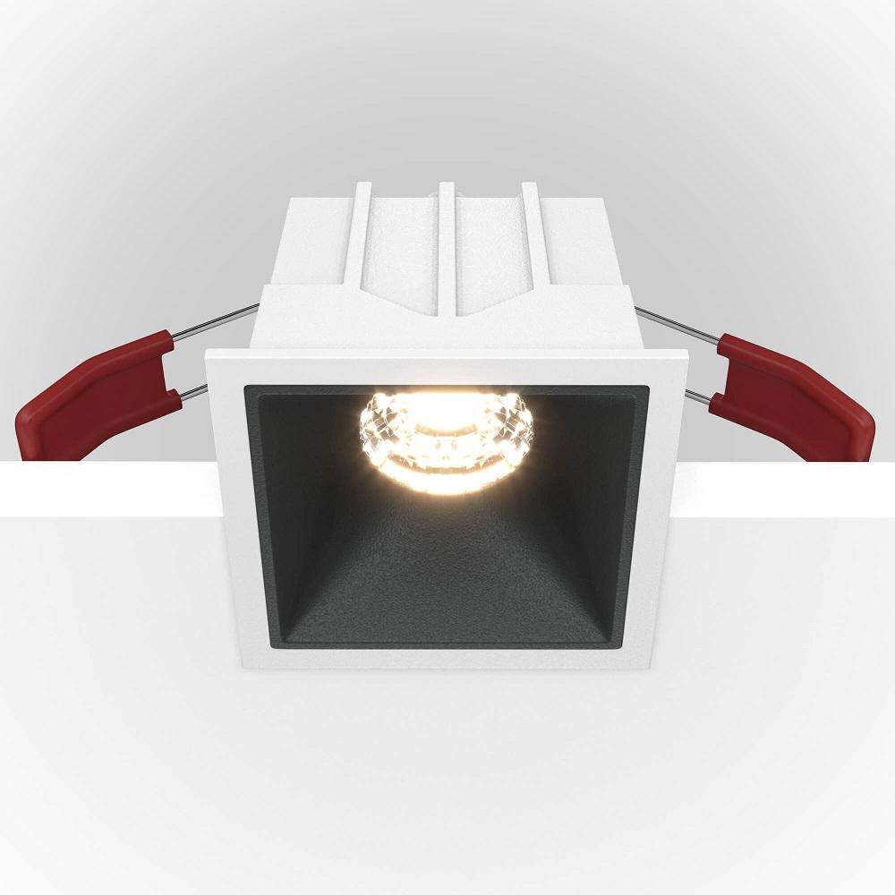 фото встраиваемый светильник maytoni alfa led dl043-01-10w3k-d-sq-wb | 220svet.ru