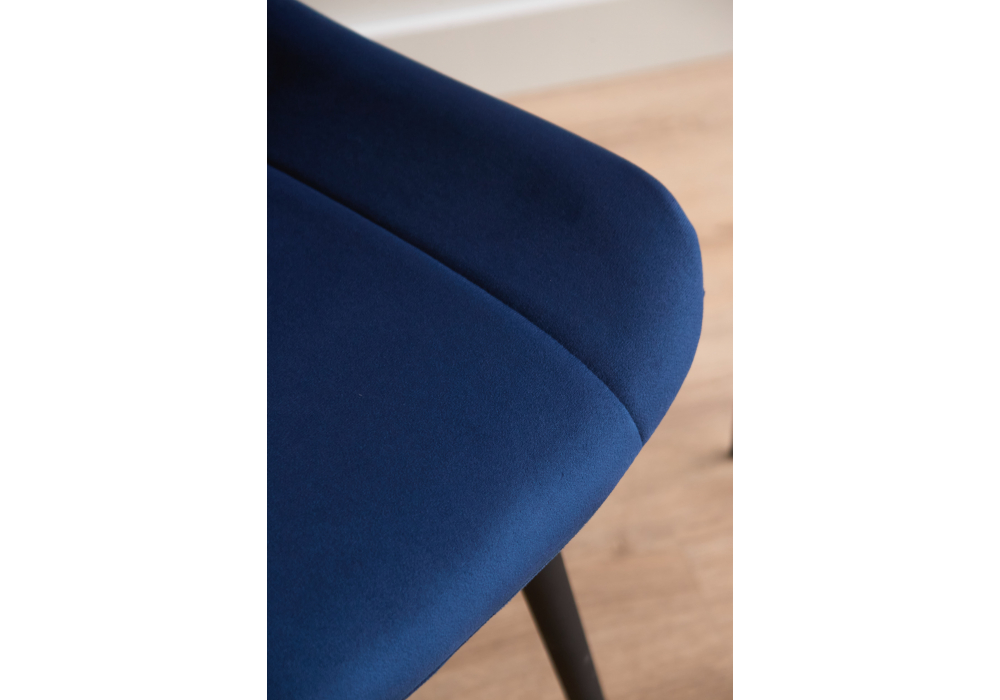 фото стул вращающийся на металлокаркасе woodville седа 360 синий (zd 798) / черный 632436 | 220svet.ru