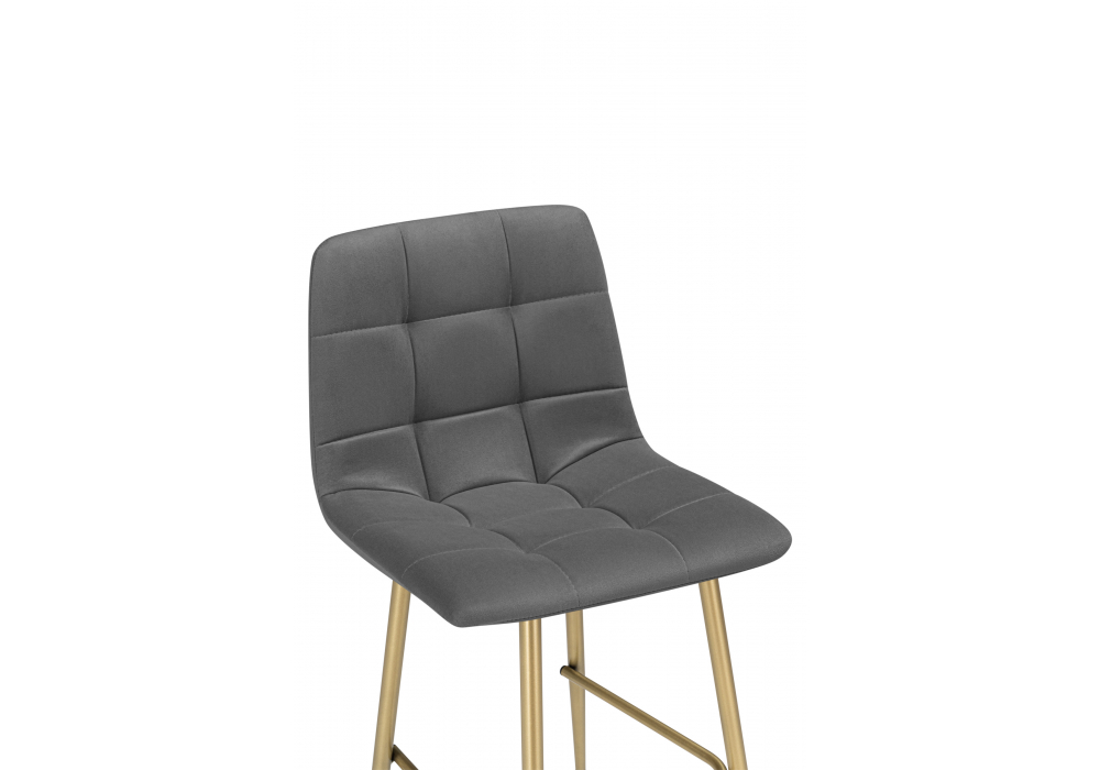фото барный стул woodville чилли мини темно-серый (zd 995) / золотой np 632269 | 220svet.ru