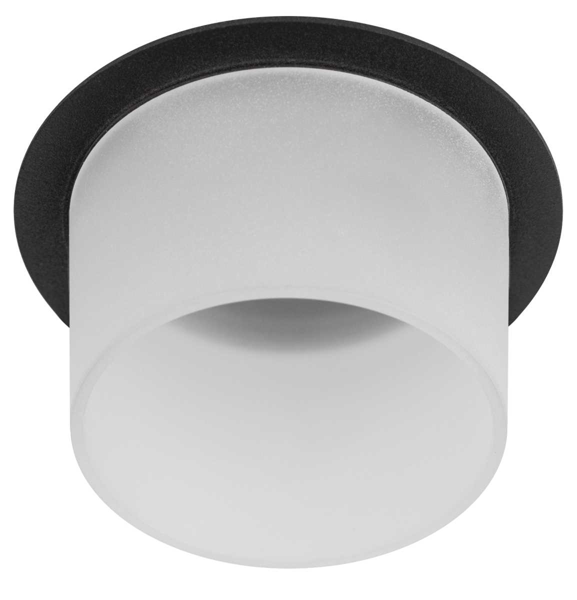 фото светильник встраиваемый декоративный эра dk106 bk под лампу mr16 gu5.3 черный б0058428 | 220svet.ru