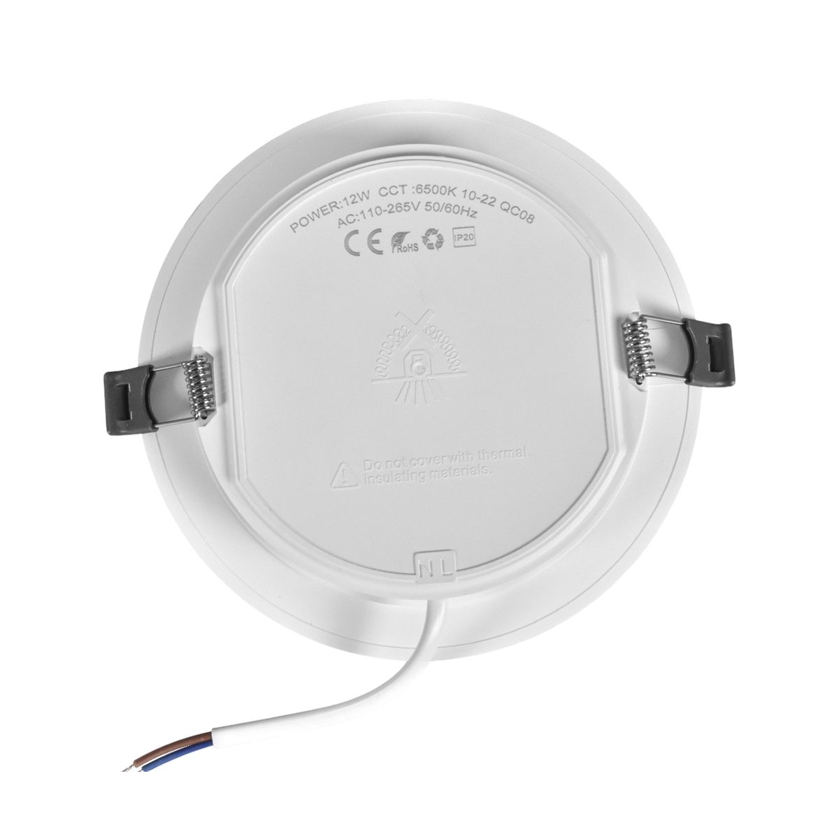 фото встраиваемый светодиодный светильник volpe ulm-q237 12w/4000k white ul-00013161 | 220svet.ru