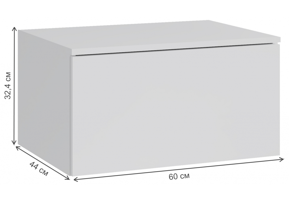 фото прихожая комплектация 1 woodville роут белый / графит 620672 | 220svet.ru