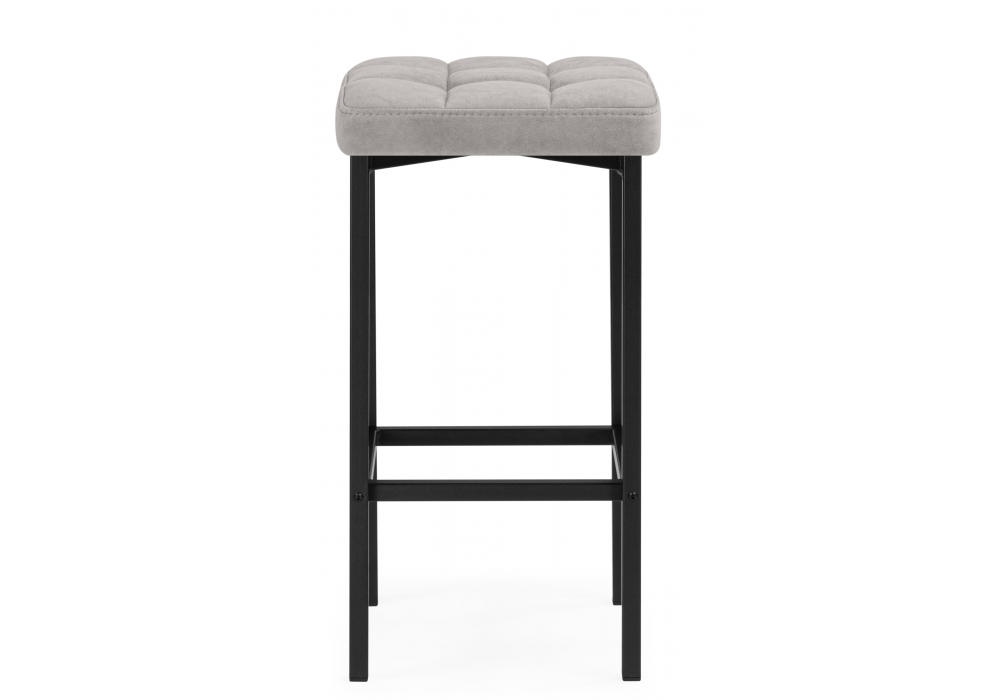фото барный стул woodville лофт серый (катания сильвер) / черный 670075 | 220svet.ru