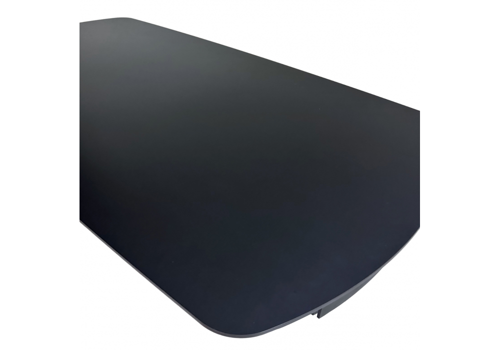 фото керамический стол раскладной woodville desio 180 керамика черный мрамор матовый pure black solid ceramic 569438 | 220svet.ru
