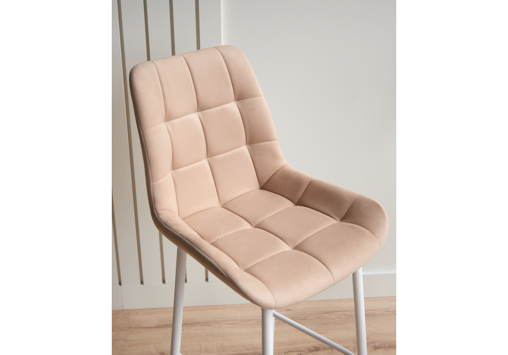 фото барный стул woodville челси бежевый / белый 632556 | 220svet.ru