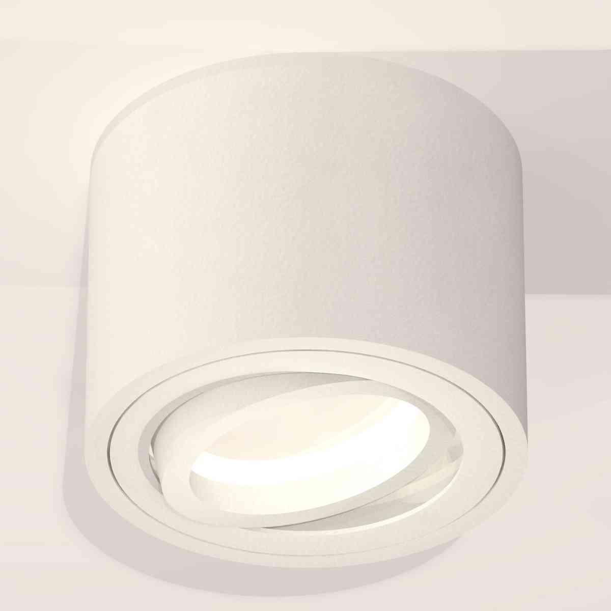 фото комплект накладного светильника ambrella light techno spot xs7510001 swh белый песок (c7510, n7001) | 220svet.ru
