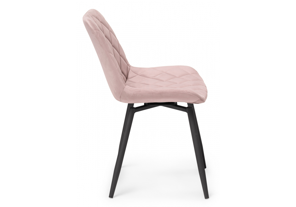 фото стул крутящийся woodville баодин розовый / черный 567825 | 220svet.ru