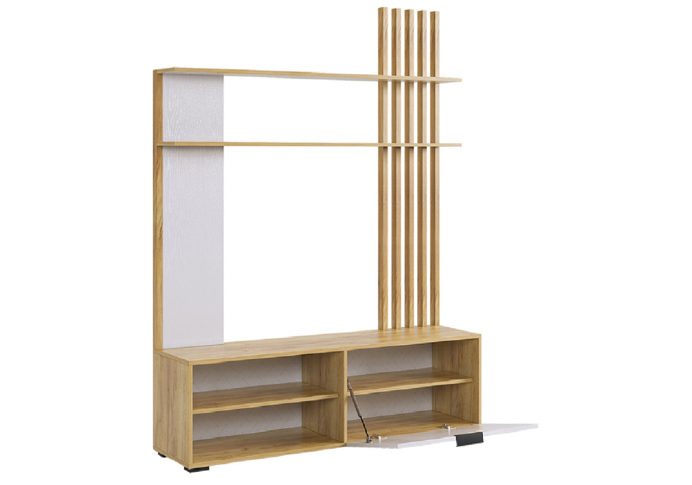 фото гостиная woodville бери дуб крафт золотой / белое дерево 570017 | 220svet.ru