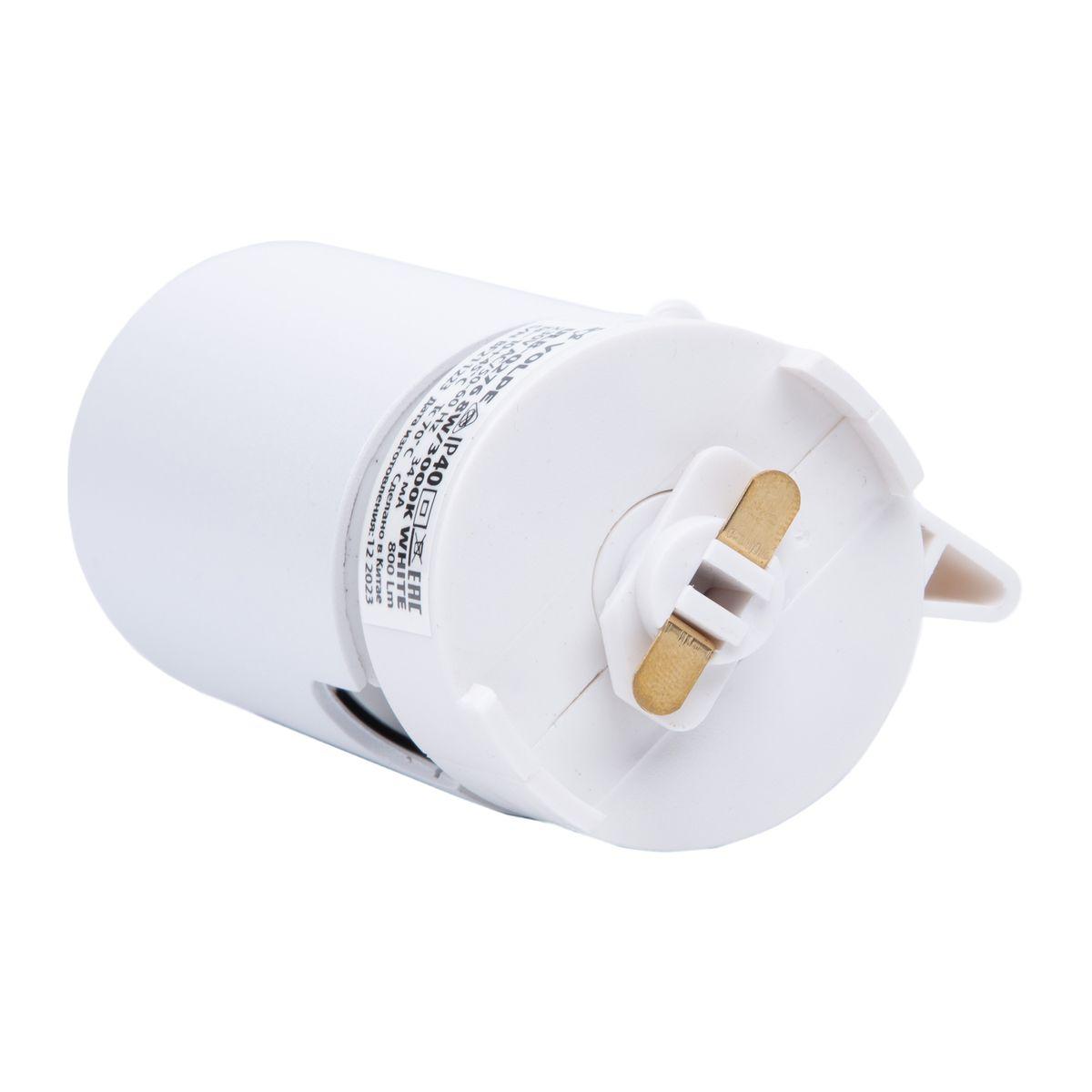 фото трековый светодиодный светильник volpe ulb-q276 8w/3000к white ul-00011817 | 220svet.ru