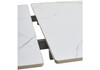 Миниатюра фото керамический стол раскладной woodville estebio 160 gloss statuario white solid ceramic / серый металлик 593891 | 220svet.ru