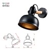 Миниатюра фото спот rivoli nathalie 4121-401 б0054988 | 220svet.ru