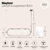 Миниатюра фото подвесной светильник maytoni erich mod221pl-03n | 220svet.ru