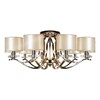 Миниатюра фото потолочная люстра ilamp london 88389/10 cr | 220svet.ru