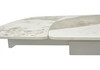 Миниатюра фото стол раскладной woodville rivoli pandora sintered stone / white 493167 | 220svet.ru