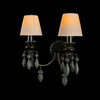 Миниатюра фото настенный светильник loft it grace 10203/2w black | 220svet.ru