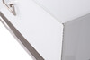 Миниатюра фото консоль 2 ящика белая/хром garda decor kfg070-ni | 220svet.ru
