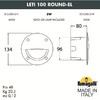 Миниатюра фото светильник для подсветки лестниц встраиваемый fumagalli leti 100 round-el 2c3.000.000.wyg1l | 220svet.ru