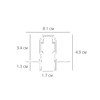 Миниатюра фото шинопровод магнитный встраиваемый arte lamp expert-accessories a580206 | 220svet.ru