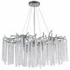 Миниатюра фото подвесная люстра lumion miss 6521/8 серебристый | 220svet.ru
