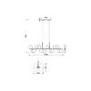 Миниатюра фото подвесной светильник vele luce bond vl5632p14 | 220svet.ru