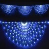Миниатюра фото светодиодная сеть радужная 3 x 0,5 м бело-синяя, 384 led, провод прозрачный силикон, ip65 ltc rnl384-5w-10-2wb | 220svet.ru