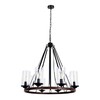 Миниатюра фото подвесная люстра arte lamp dalim a7014sp-8bk | 220svet.ru