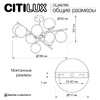 Миниатюра фото потолочная люстра на штанге citilux ronny cl242193 | 220svet.ru